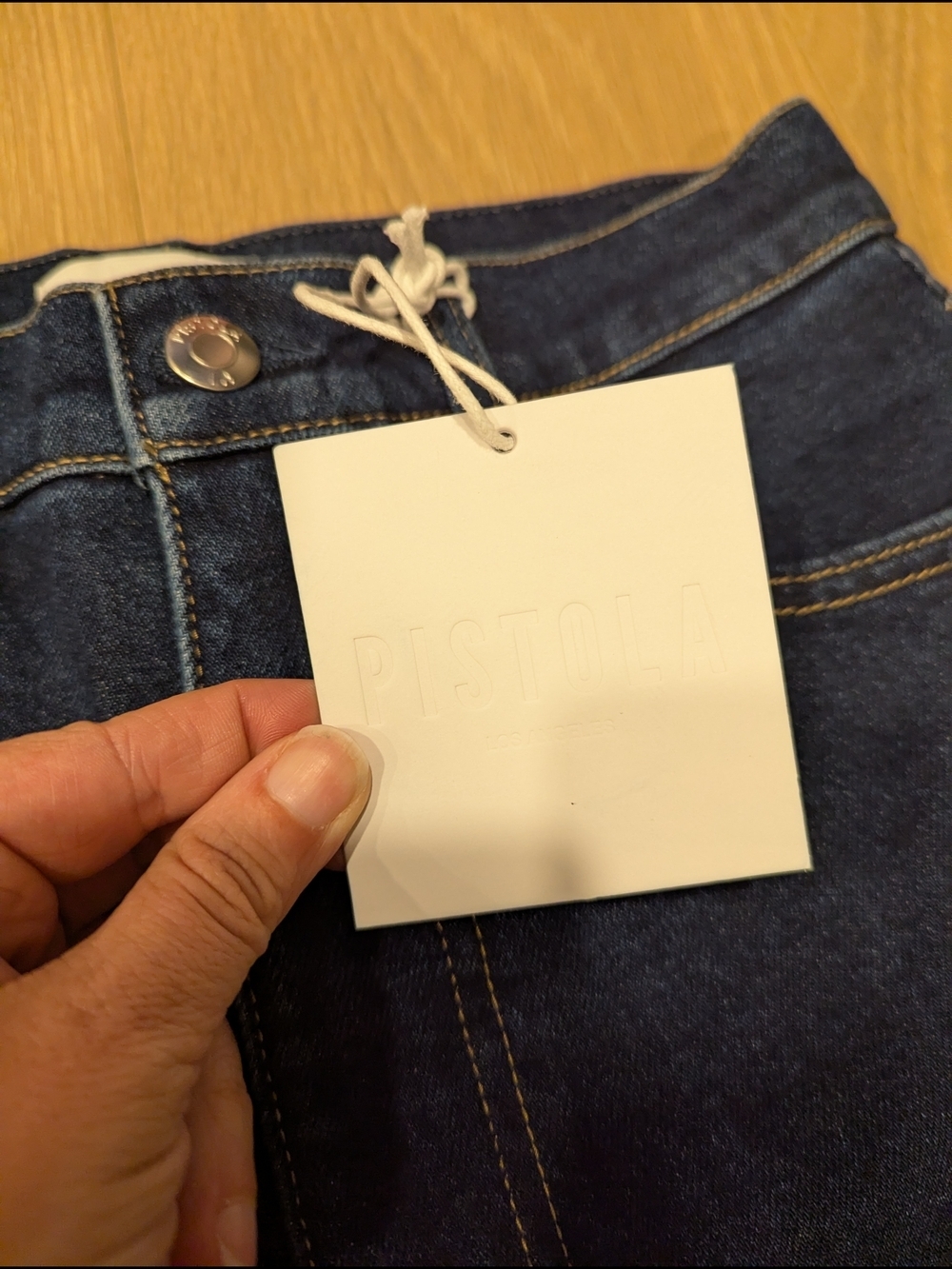 Dark Blue High-Rise Slim Bootcut - Picture 10 of 10